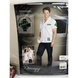 Dr. Herb Smoker Funny Halloween Costume Party Weed Stoner Adult X Large Cosplay